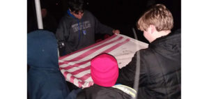Boy Scouts Respect our Flag